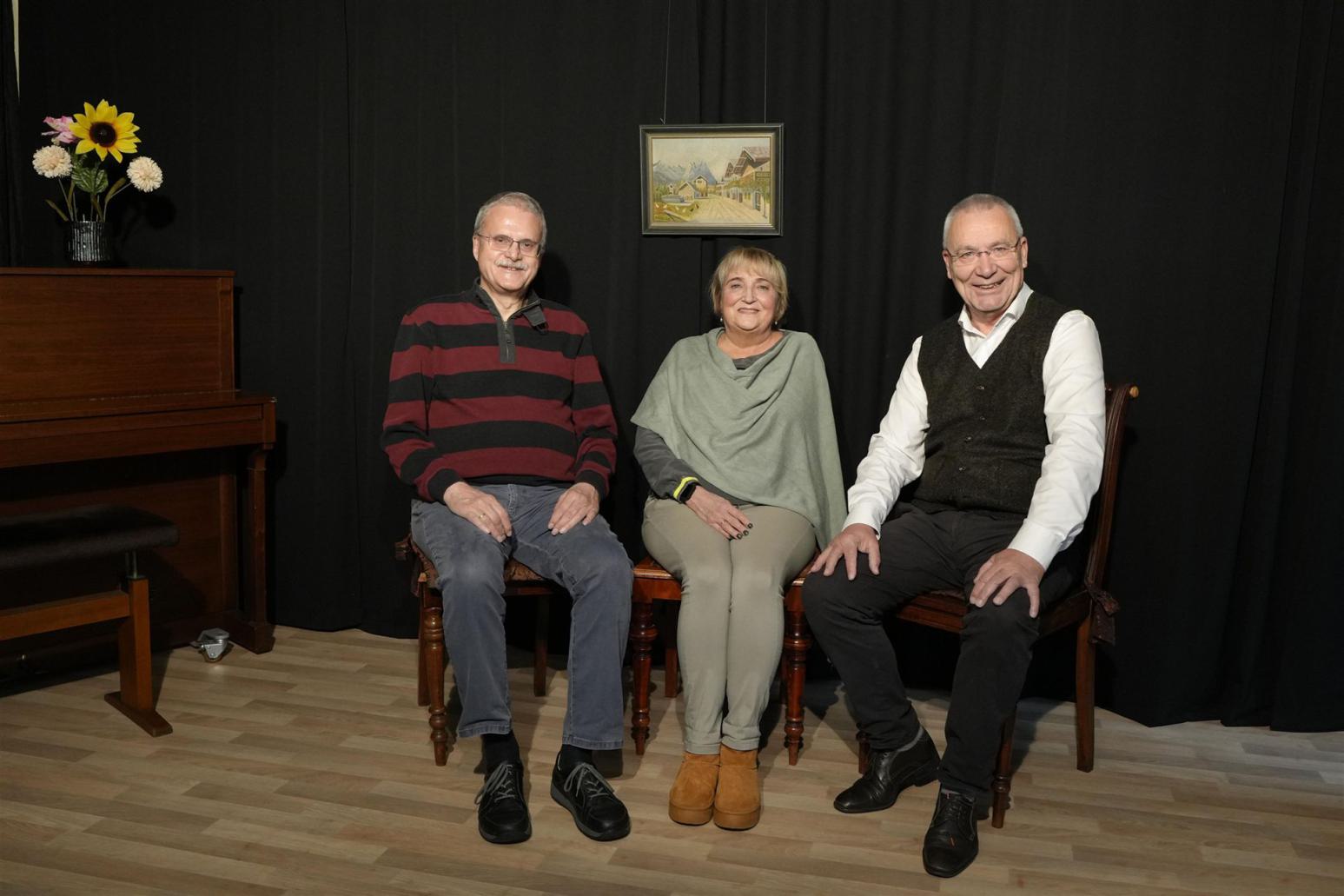 v.l.n.r.: Horst Blüm, Christiane Scarpino, Thomas Hollex